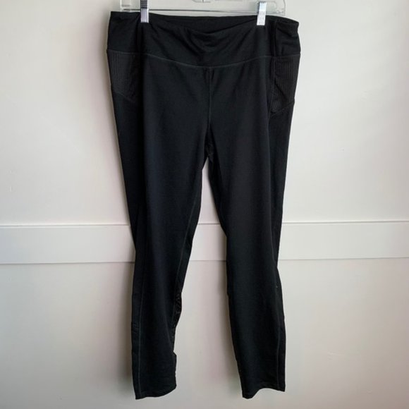 Stoic Pants - Stoic Black Mesh Detail Fu Da Legging